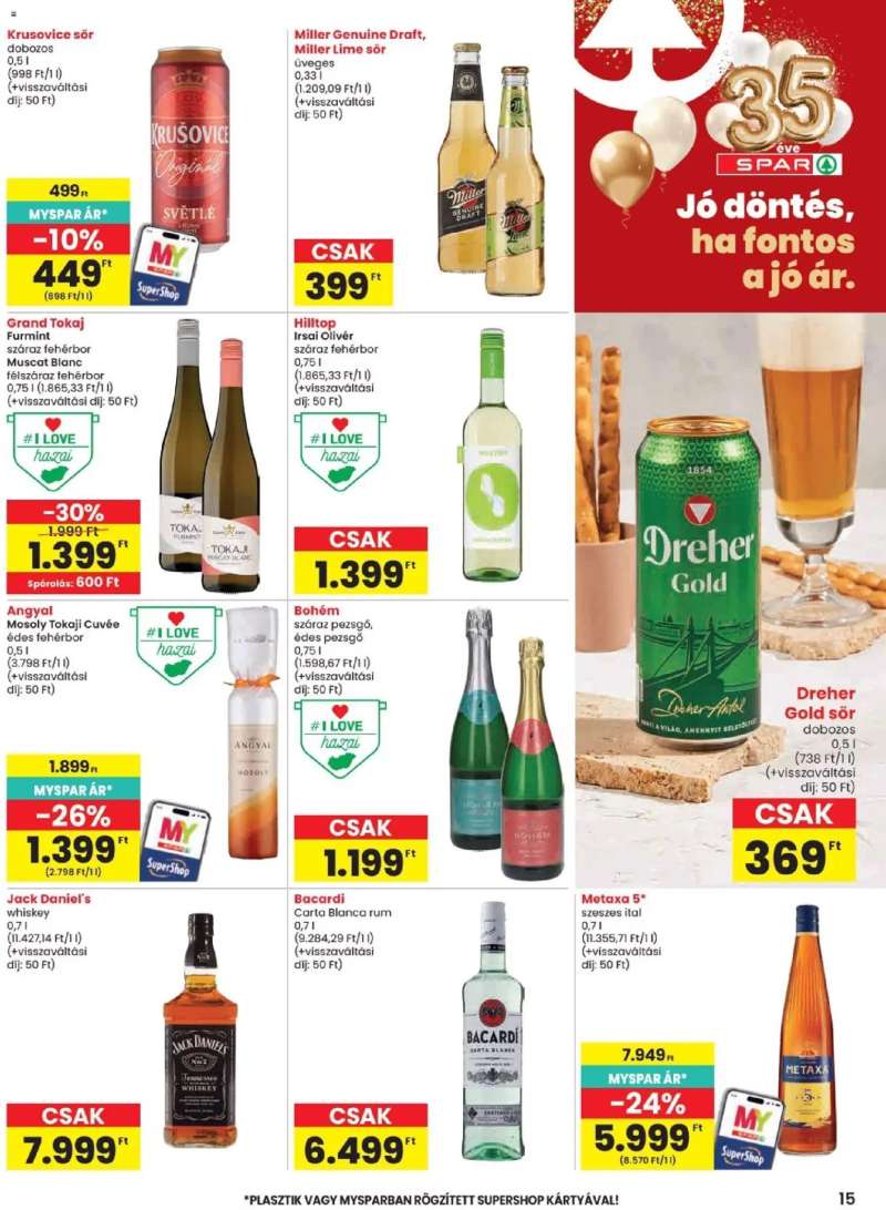 Spar Spar akciós újság 15 oldal