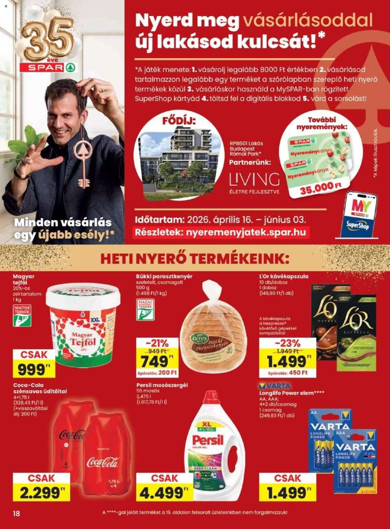 Spar Spar akciós újság 18 oldal