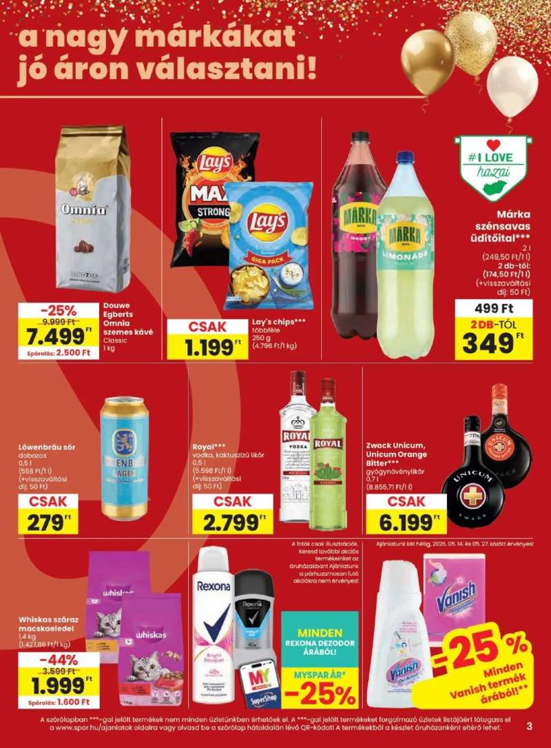 Spar Spar akciós újság 3 oldal