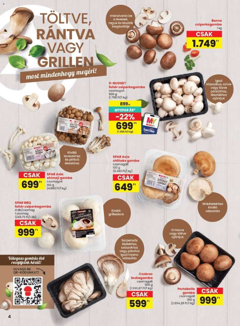 Spar Spar akciós újság 4 oldal