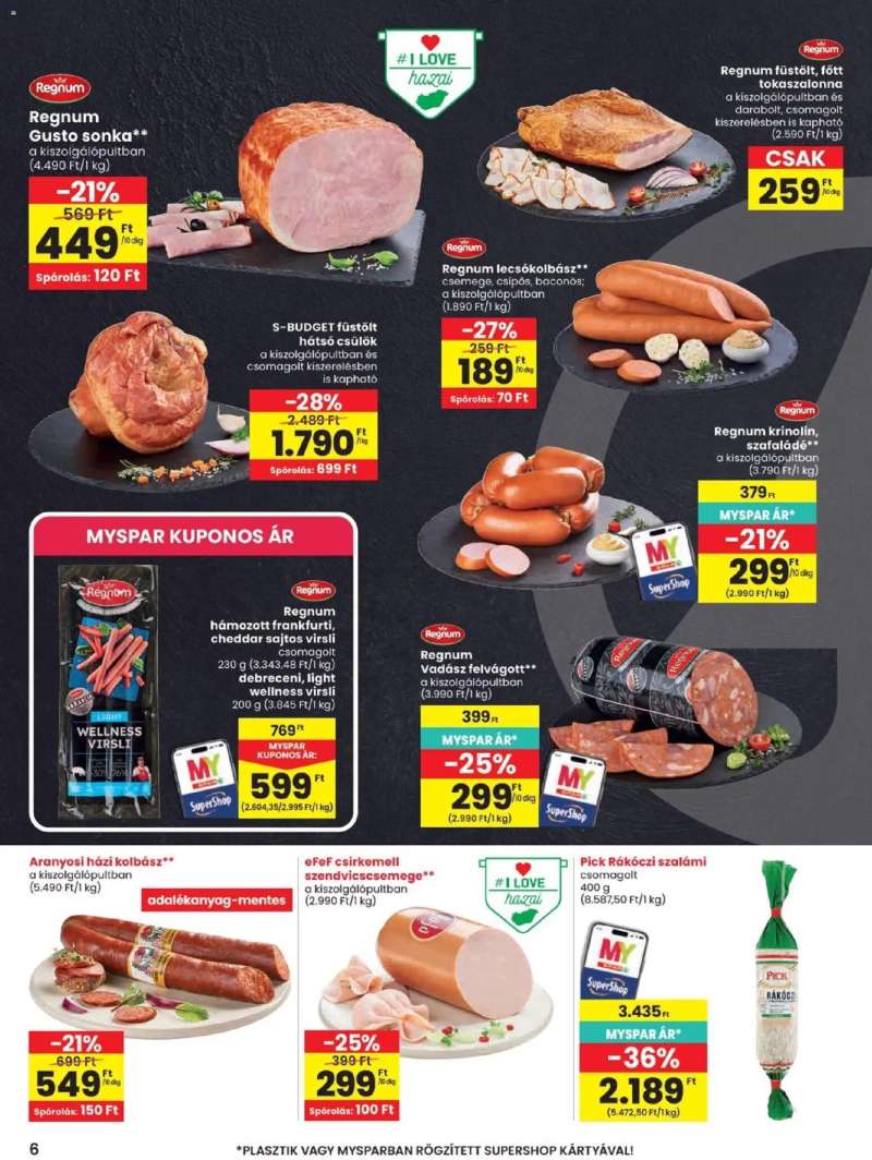 Spar Spar akciós újság 6 oldal