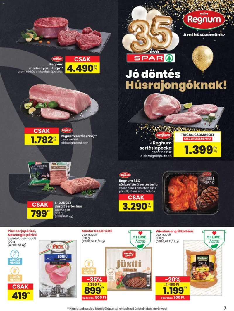 Spar Spar akciós újság 7 oldal