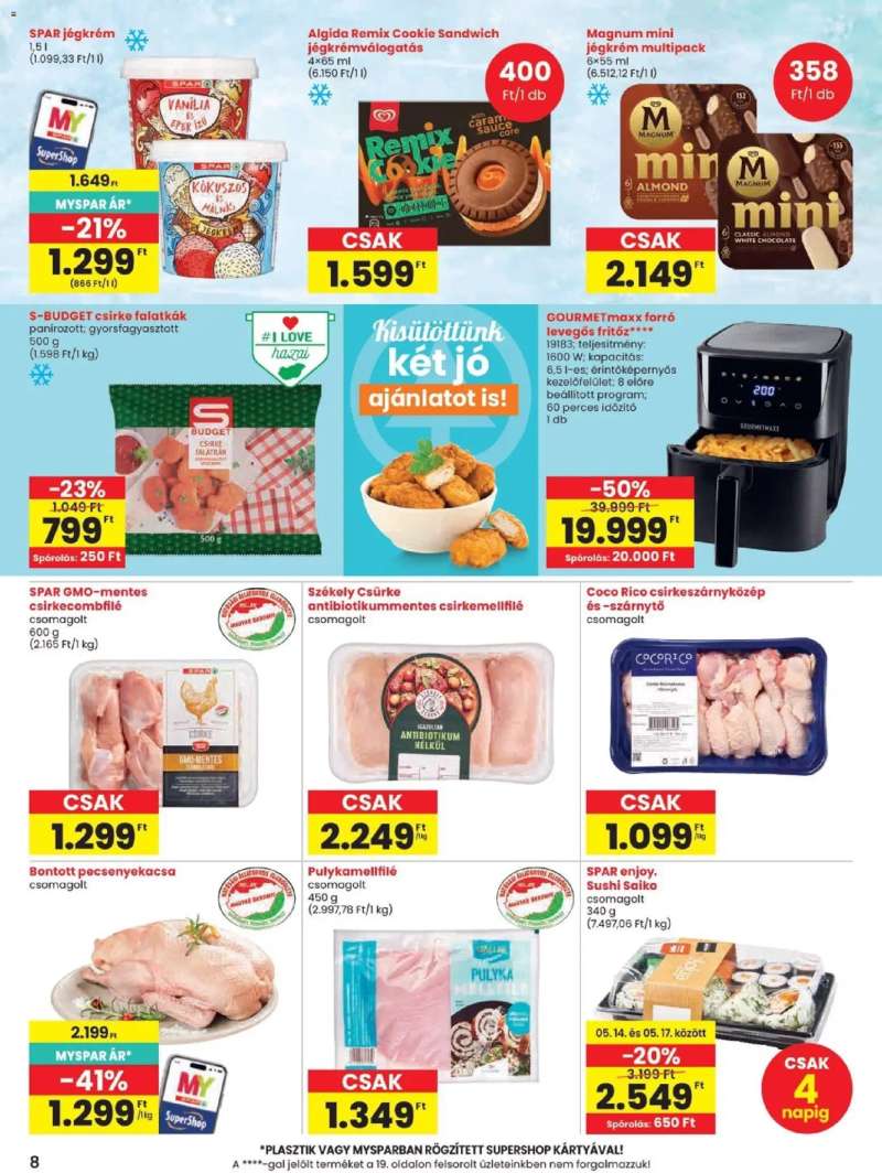 Spar Spar akciós újság 8 oldal
