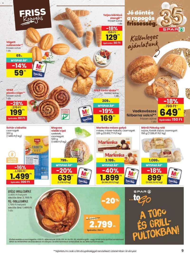 Spar Spar akciós újság 9 oldal