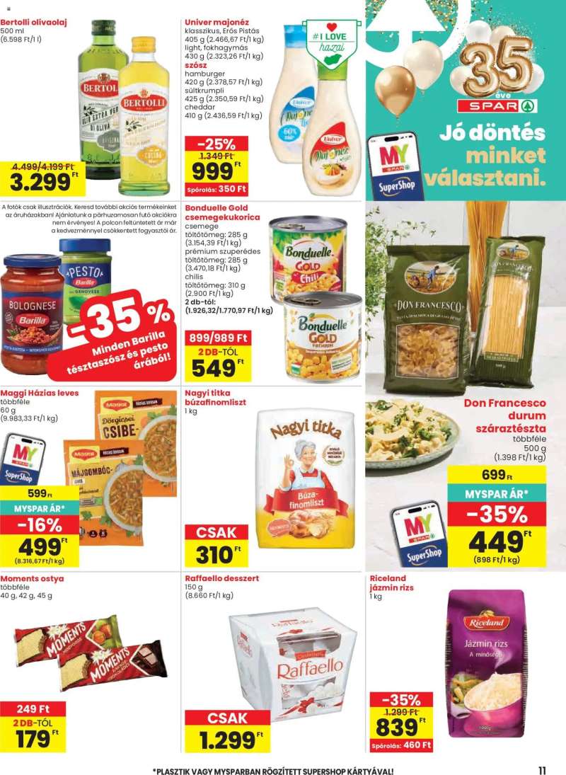 Spar Spar akciós újság 11 oldal