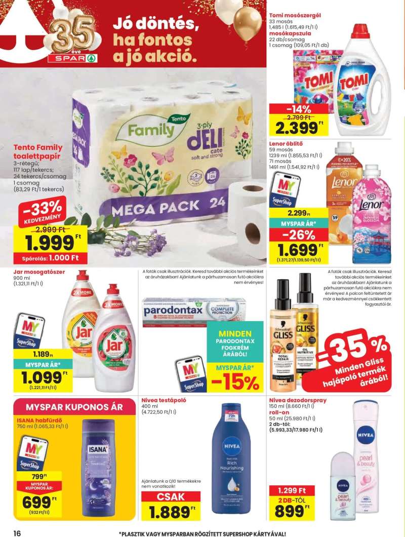 Spar Spar akciós újság 16 oldal