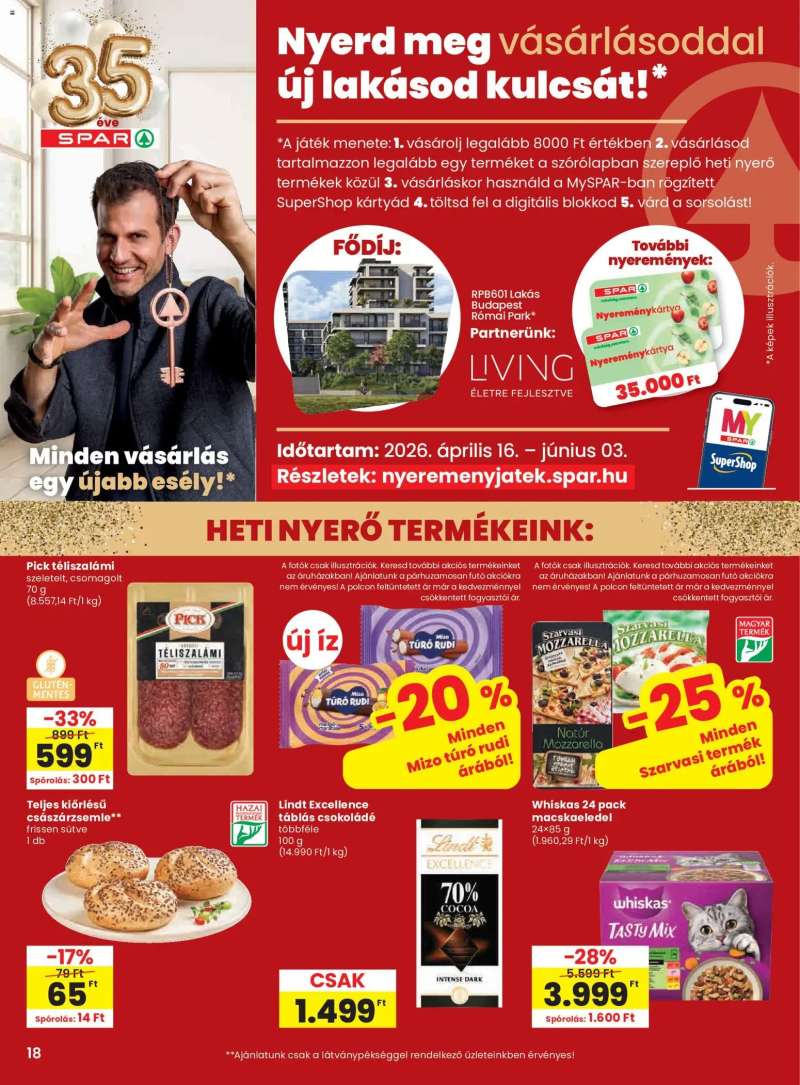 Spar Spar akciós újság 18 oldal
