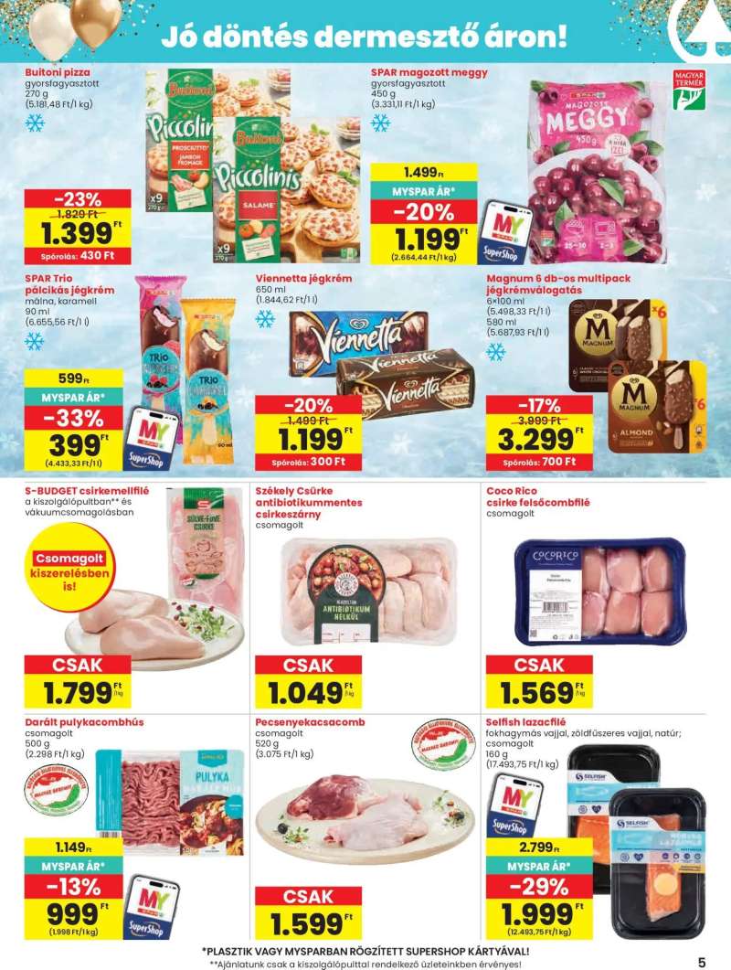 Spar Spar akciós újság 5 oldal