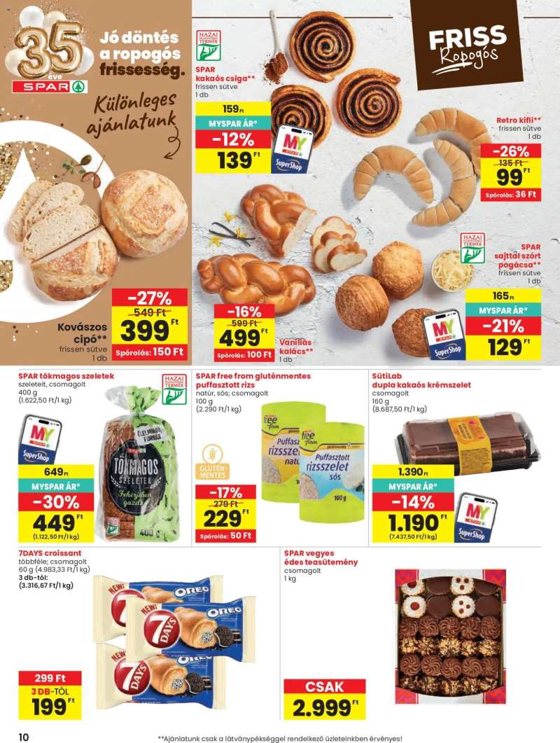 Spar Spar akciós újság 10 oldal