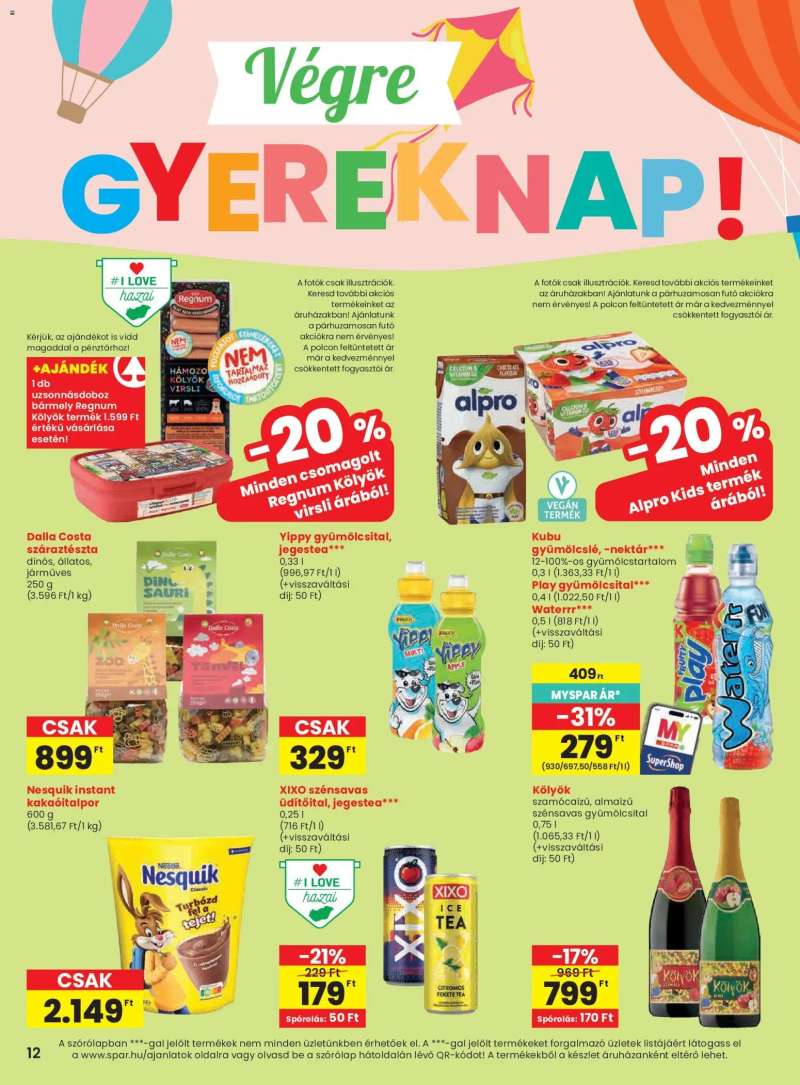 Spar Spar akciós újság 12 oldal