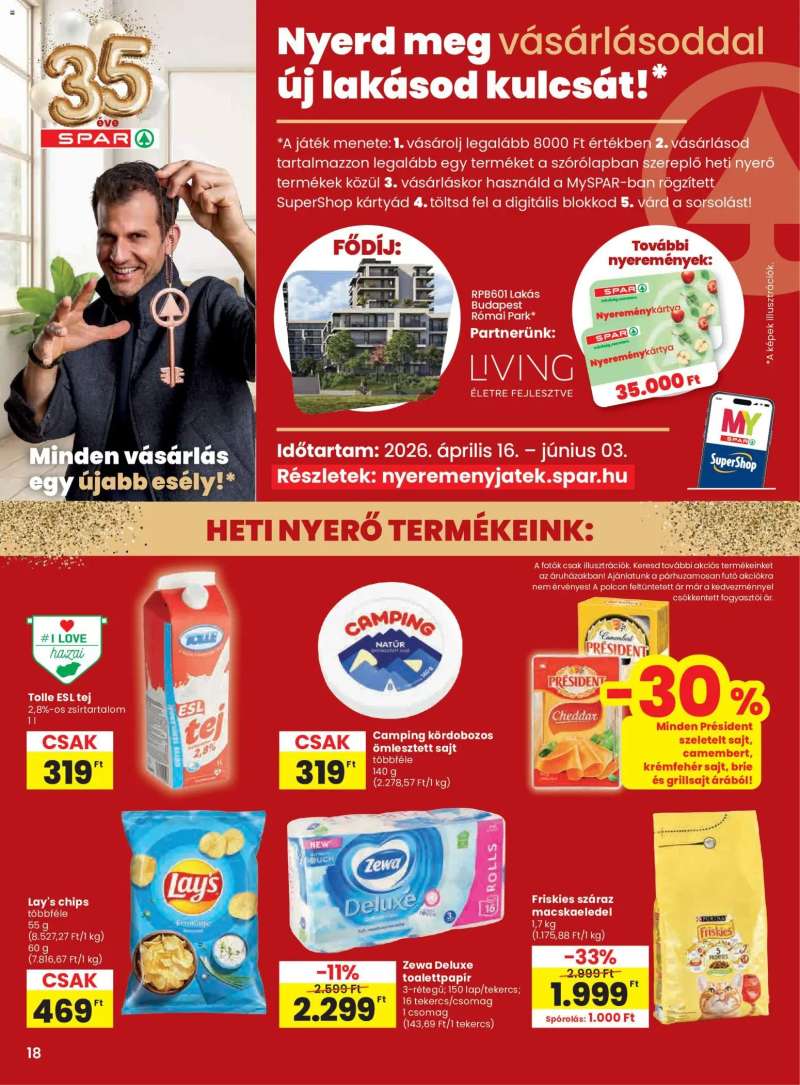 Spar Spar akciós újság 18 oldal