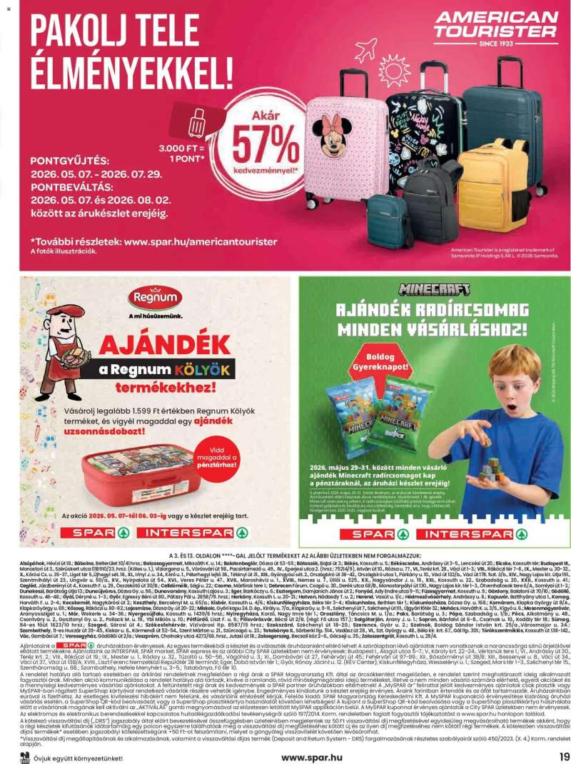 Spar Spar akciós újság 19 oldal