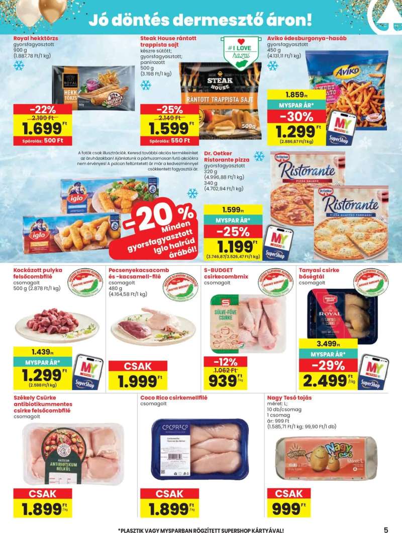 Spar Spar akciós újság 5 oldal