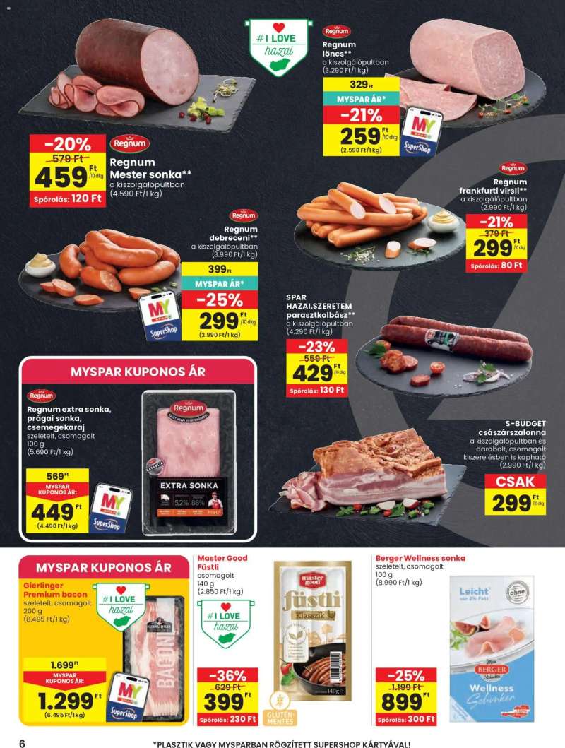 Spar Spar akciós újság 6 oldal
