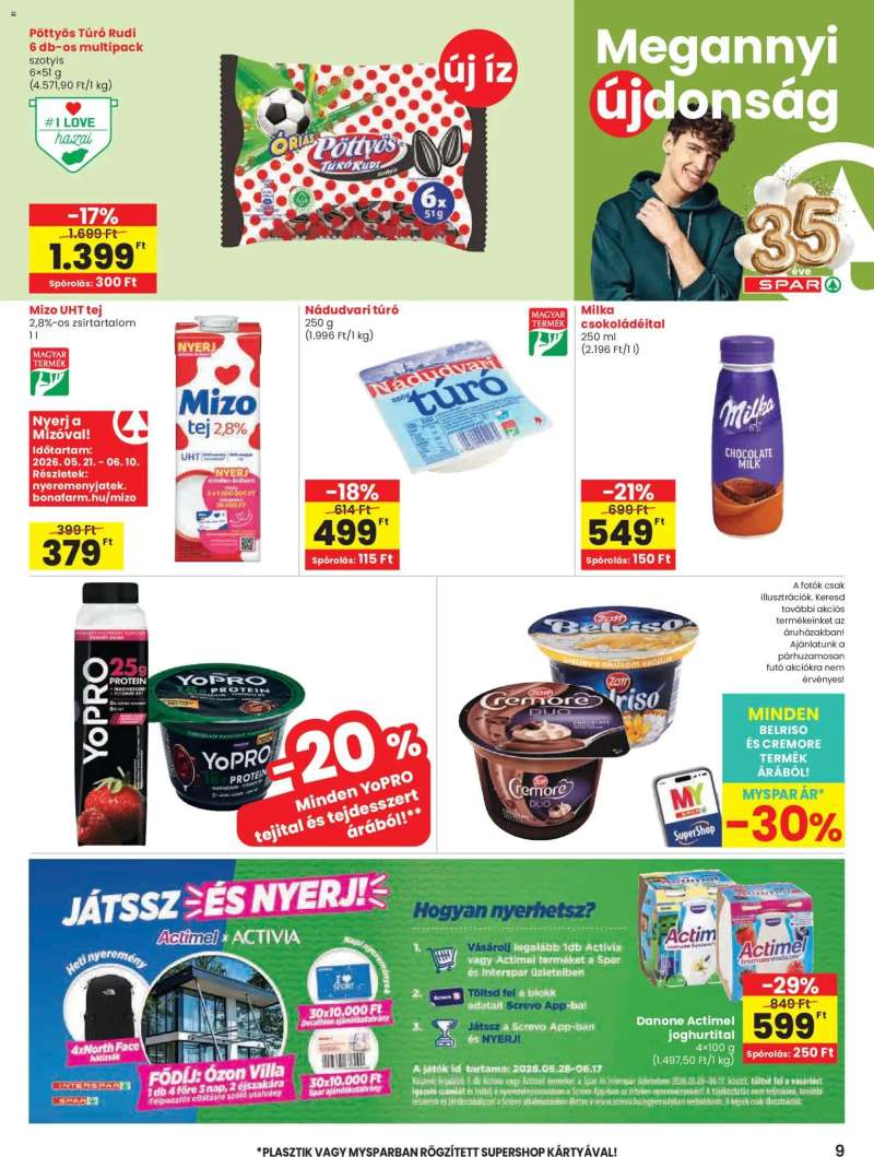 Spar Spar akciós újság 9 oldal