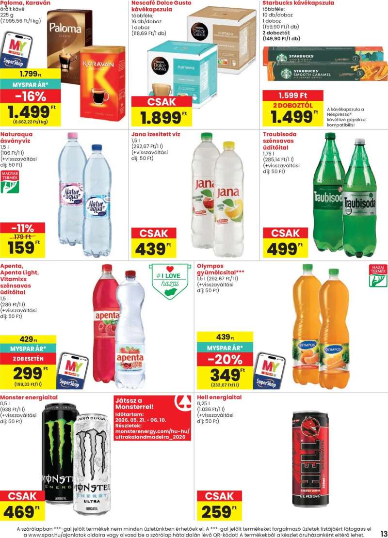 Spar Spar akciós újság 13 oldal