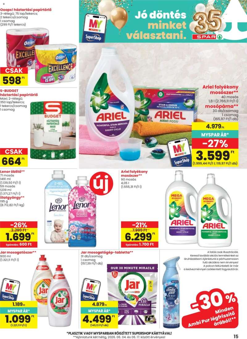 Spar Spar akciós újság 15 oldal