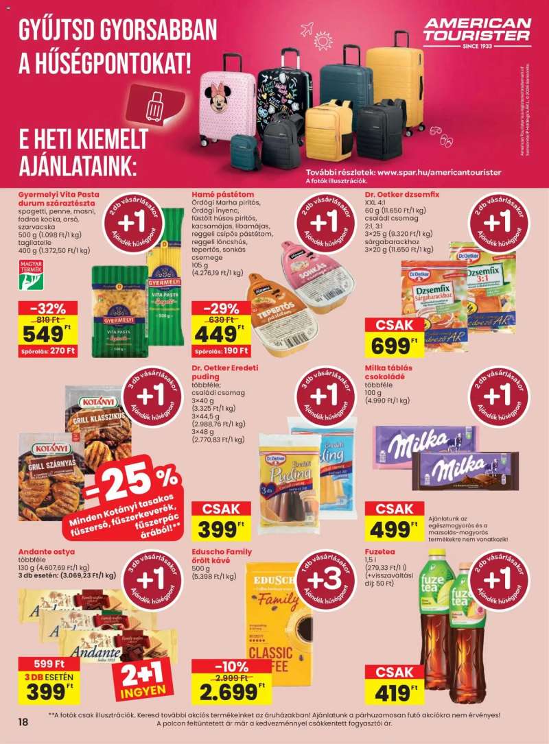 Spar Spar akciós újság 18 oldal