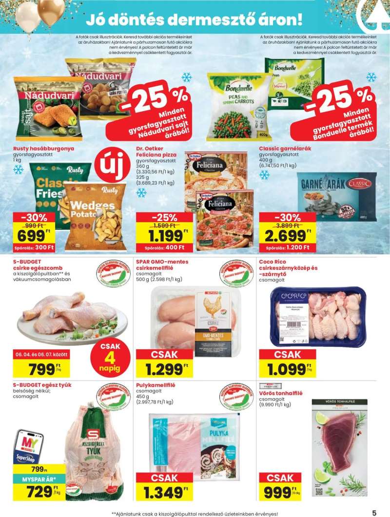 Spar Spar akciós újság 5 oldal