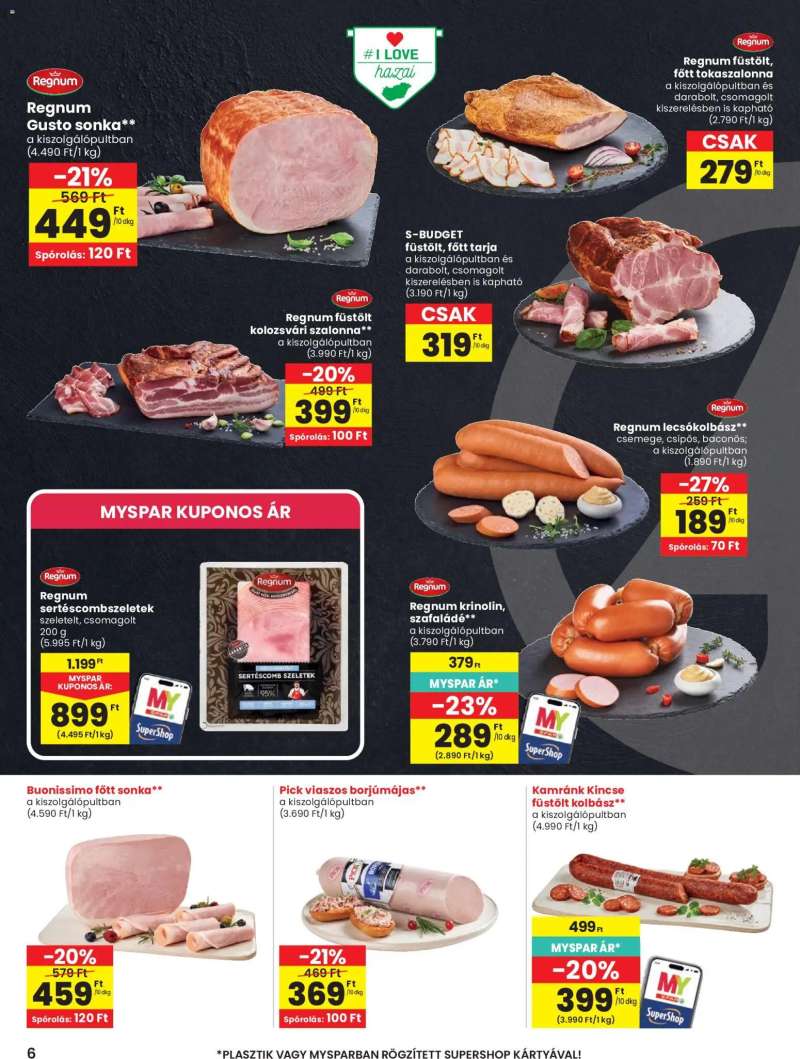 Spar Spar akciós újság 6 oldal
