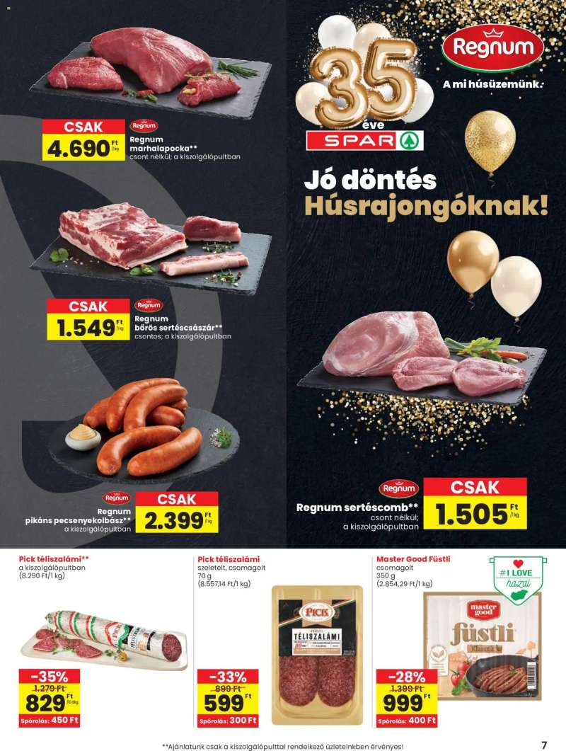 Spar Spar akciós újság 7 oldal