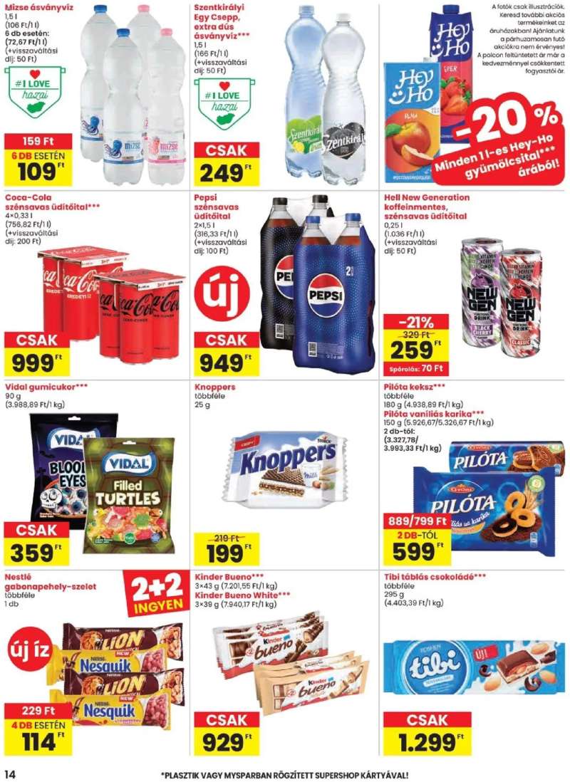 Spar Spar akciós újság 14 oldal