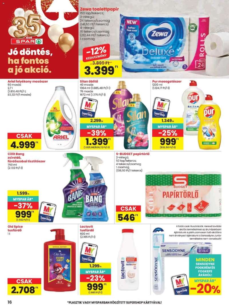 Spar Spar akciós újság 16 oldal