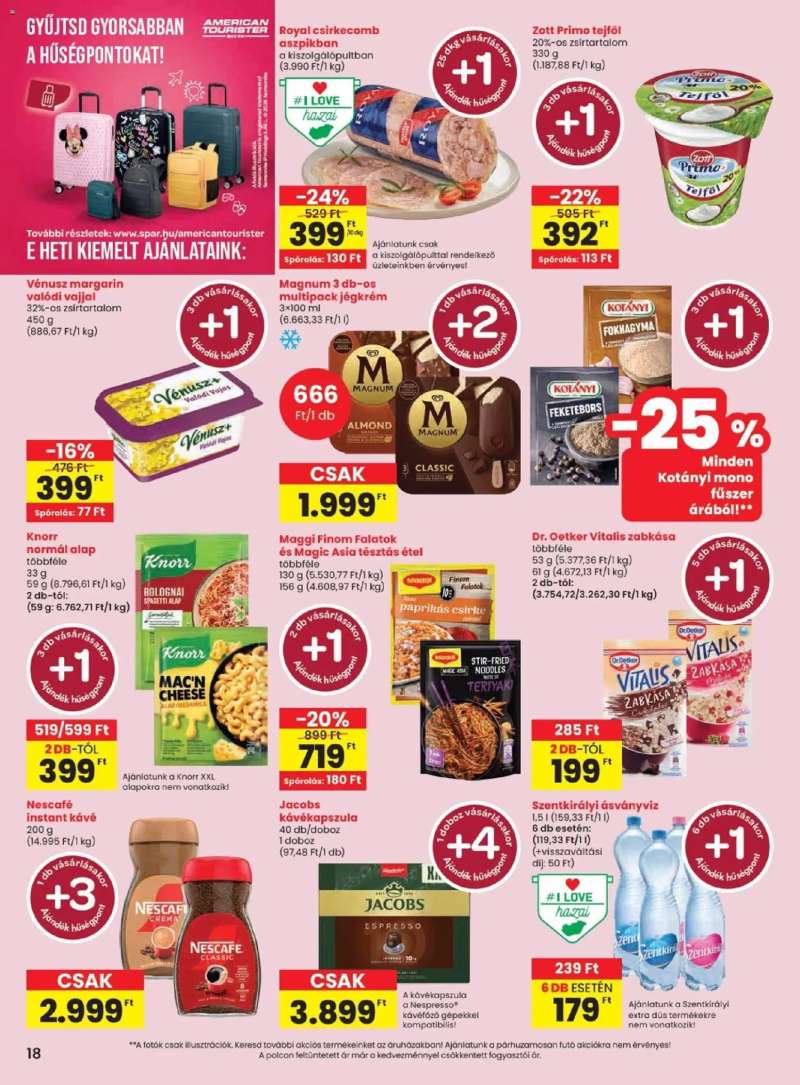 Spar Spar akciós újság 18 oldal