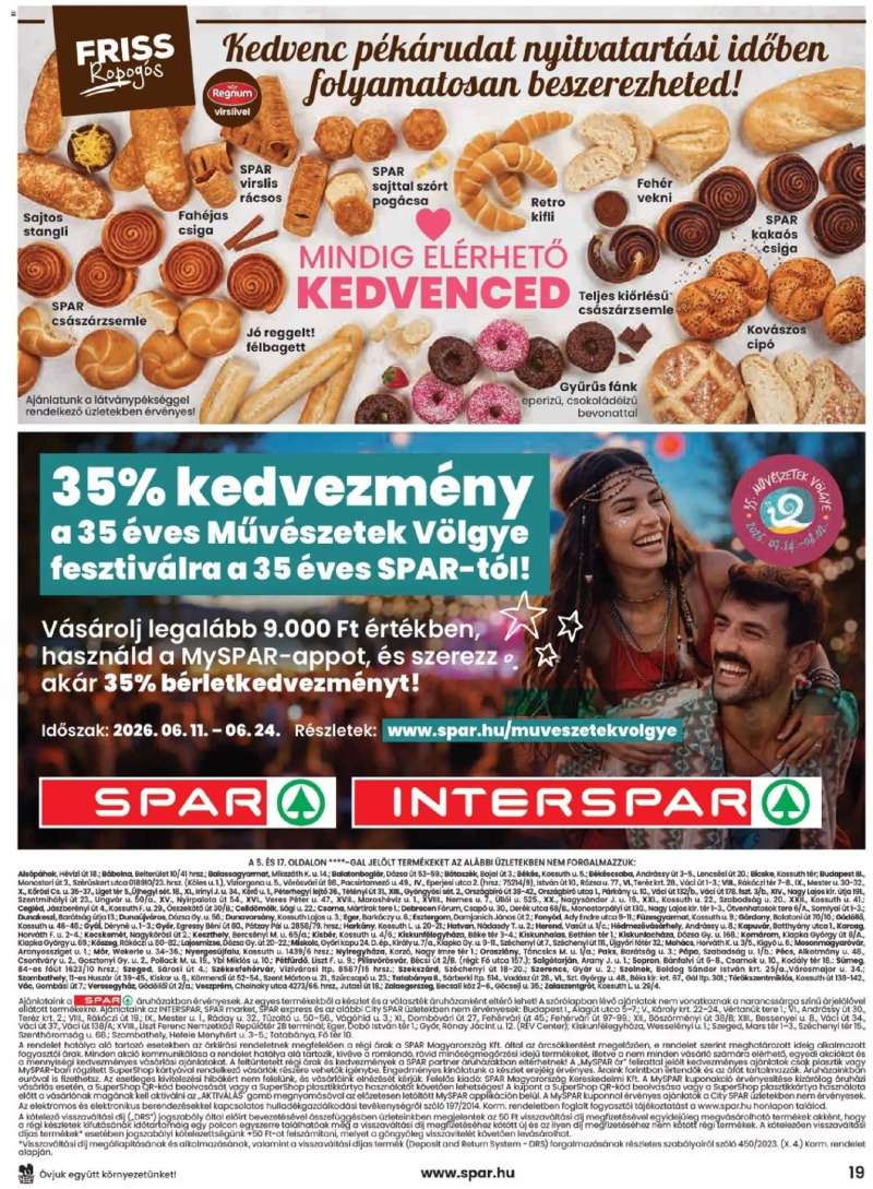 Spar Spar akciós újság 19 oldal