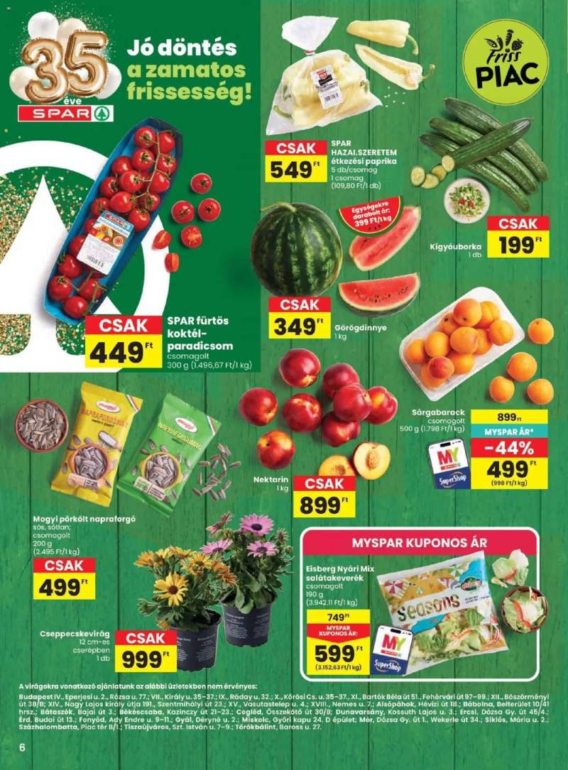Spar Spar akciós újság 6 oldal