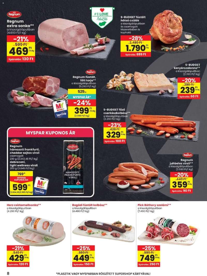 Spar Spar akciós újság 8 oldal