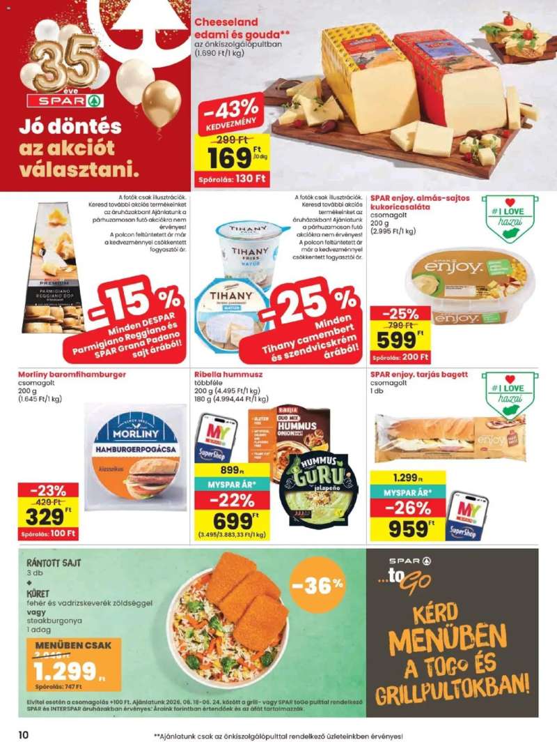 Spar Spar akciós újság 10 oldal