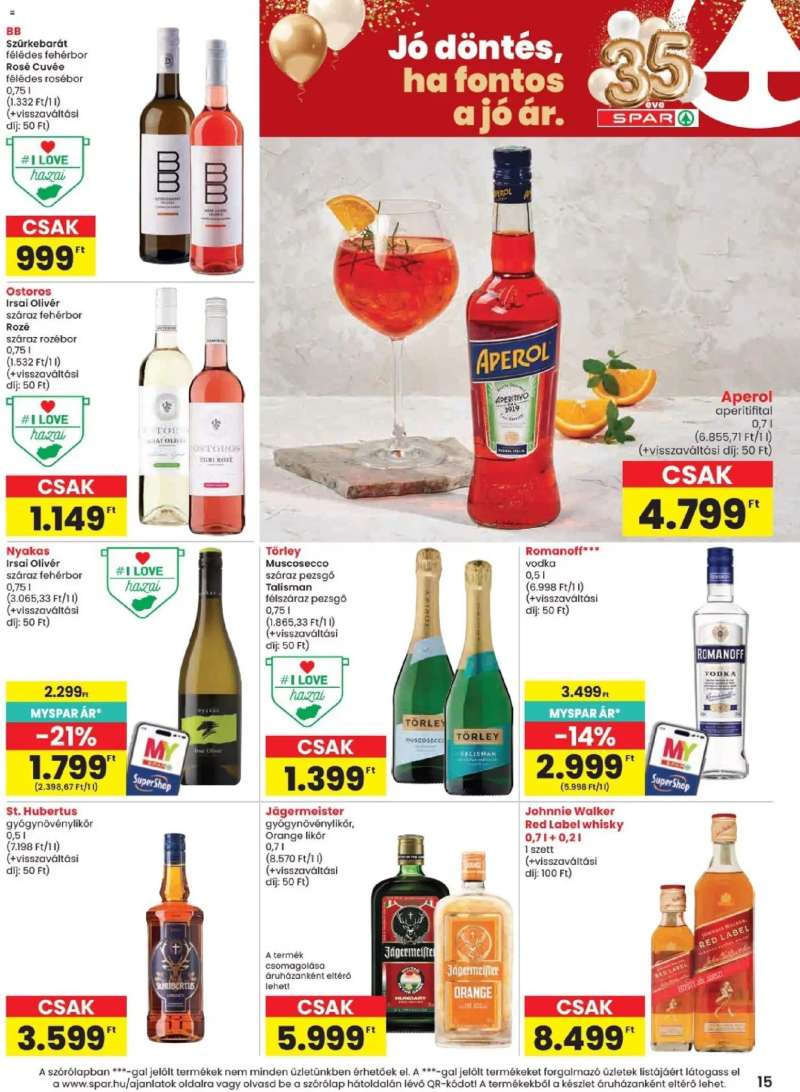 Spar Spar akciós újság 15 oldal
