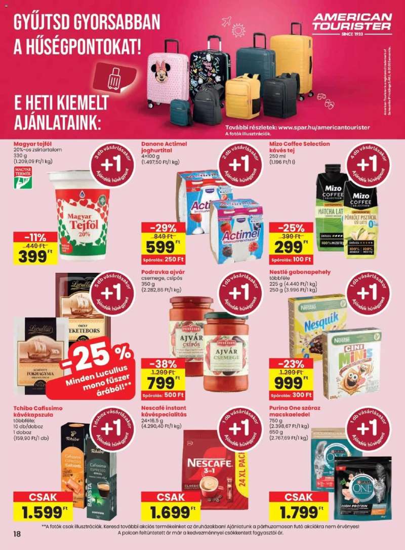 Spar Spar akciós újság 18 oldal