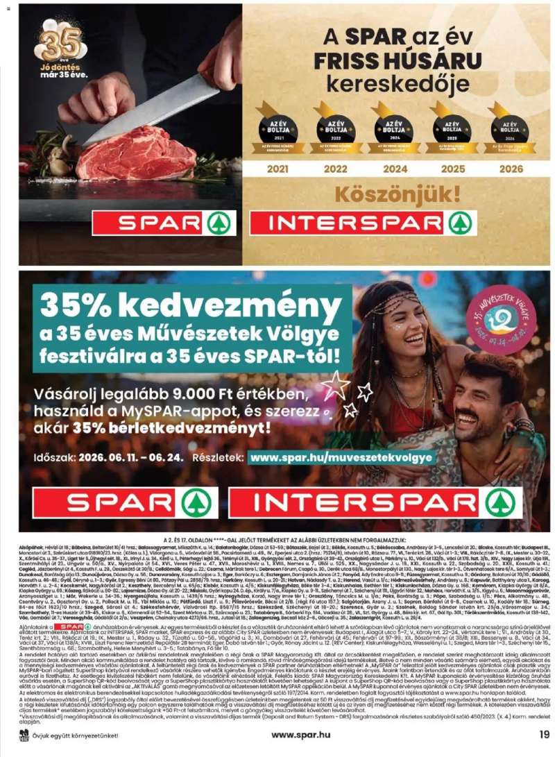Spar Spar akciós újság 19 oldal