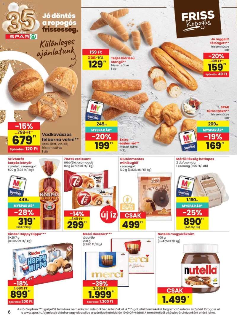 Spar Spar akciós újság 6 oldal
