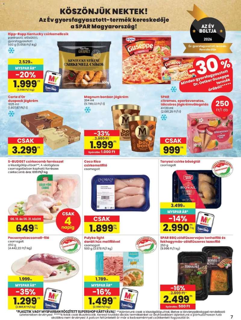 Spar Spar akciós újság 7 oldal