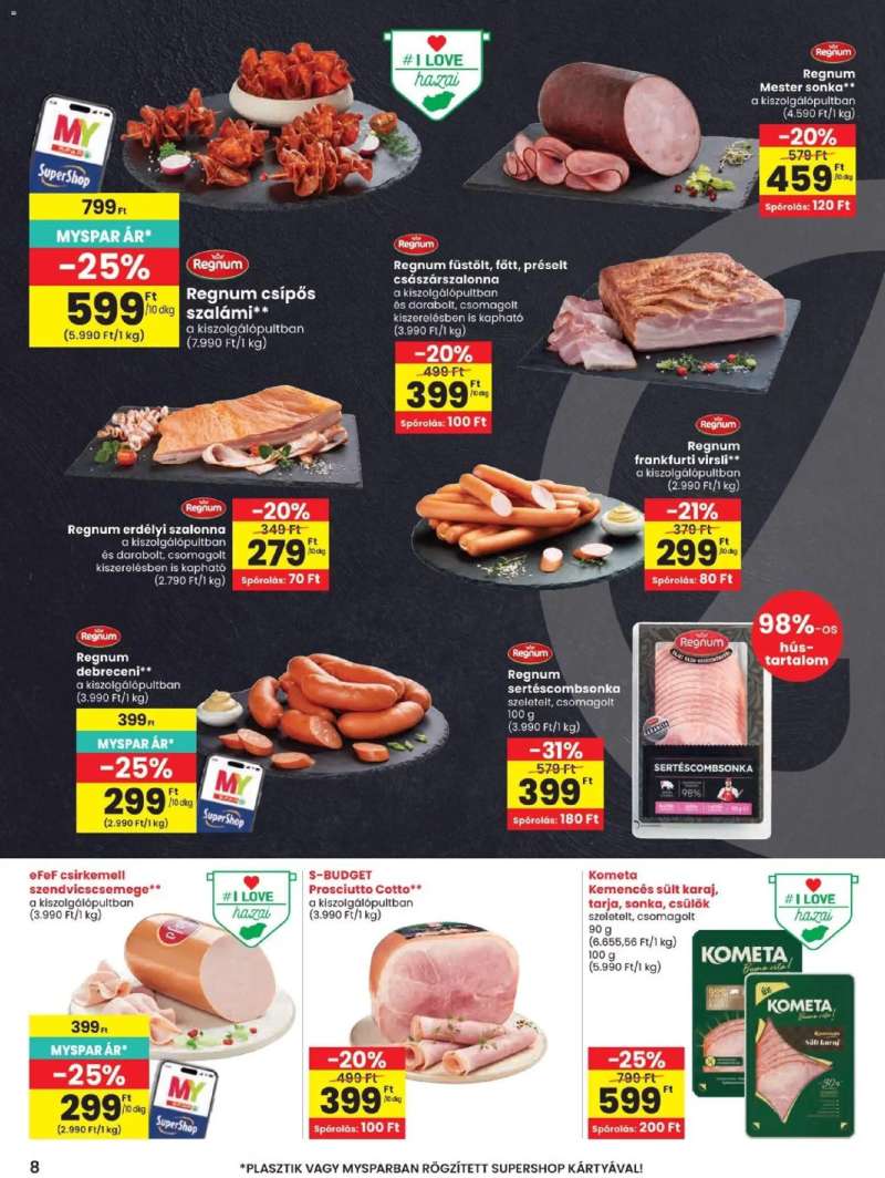 Spar Spar akciós újság 8 oldal
