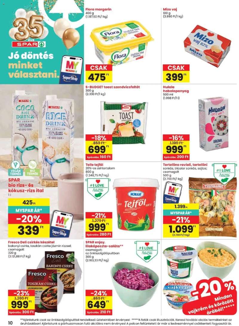 Spar Spar akciós újság 10 oldal