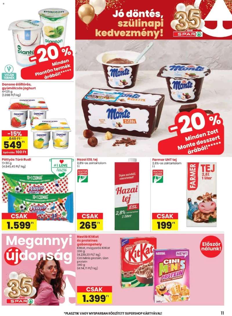 Spar Spar akciós újság 11 oldal