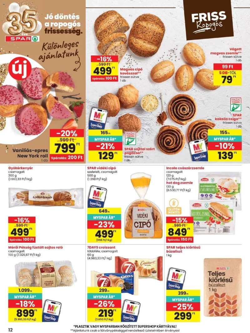 Spar Spar akciós újság 12 oldal