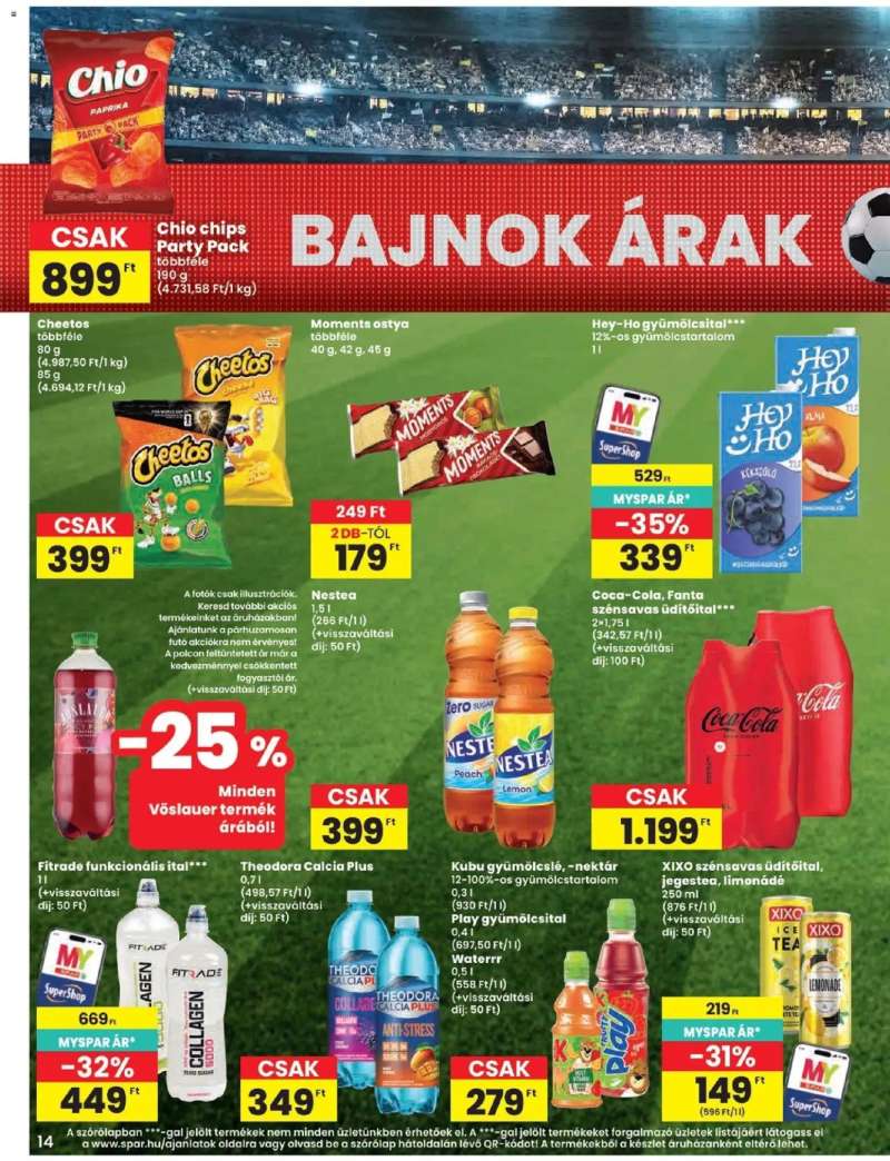 Spar Spar akciós újság 14 oldal