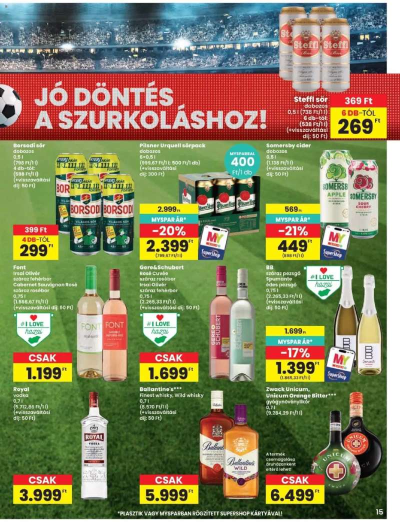 Spar Spar akciós újság 15 oldal
