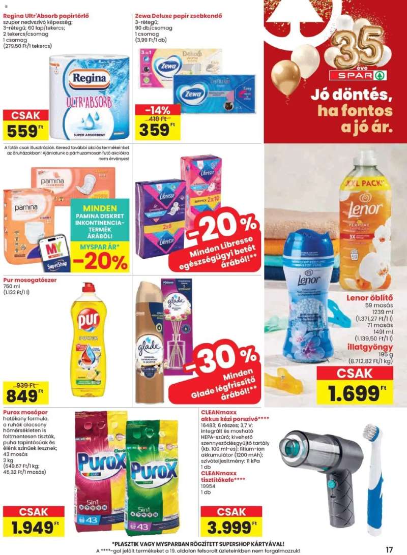 Spar Spar akciós újság 17 oldal