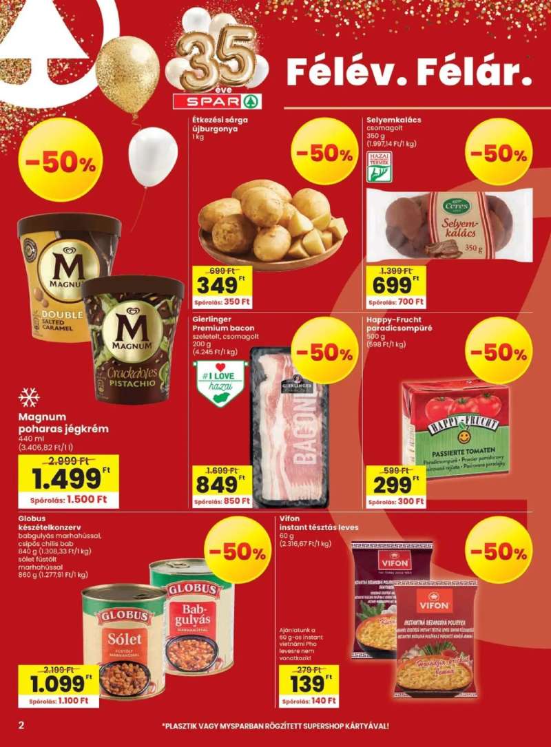 Spar Spar akciós újság 2 oldal