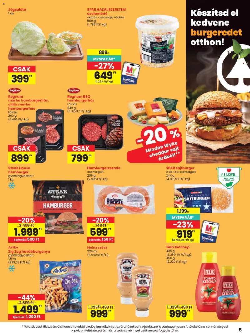 Spar Spar akciós újság 5 oldal