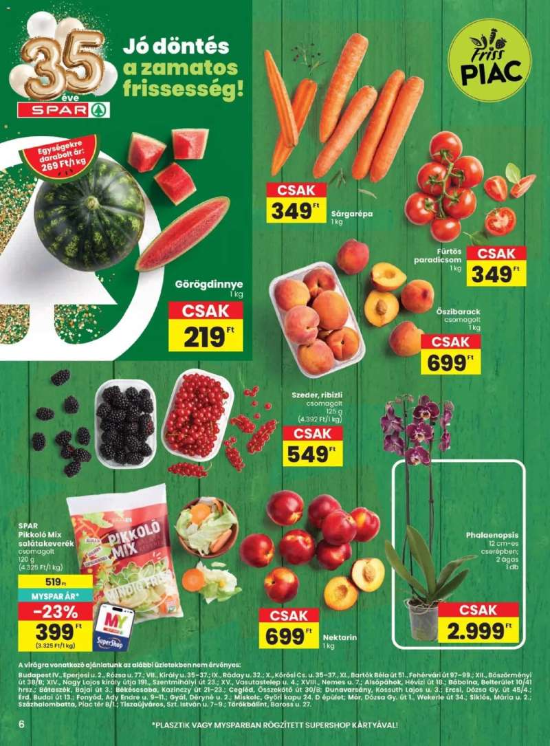 Spar Spar akciós újság 6 oldal