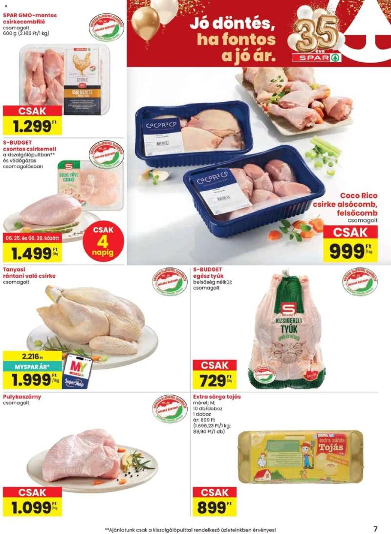 Spar Spar akciós újság 7 oldal