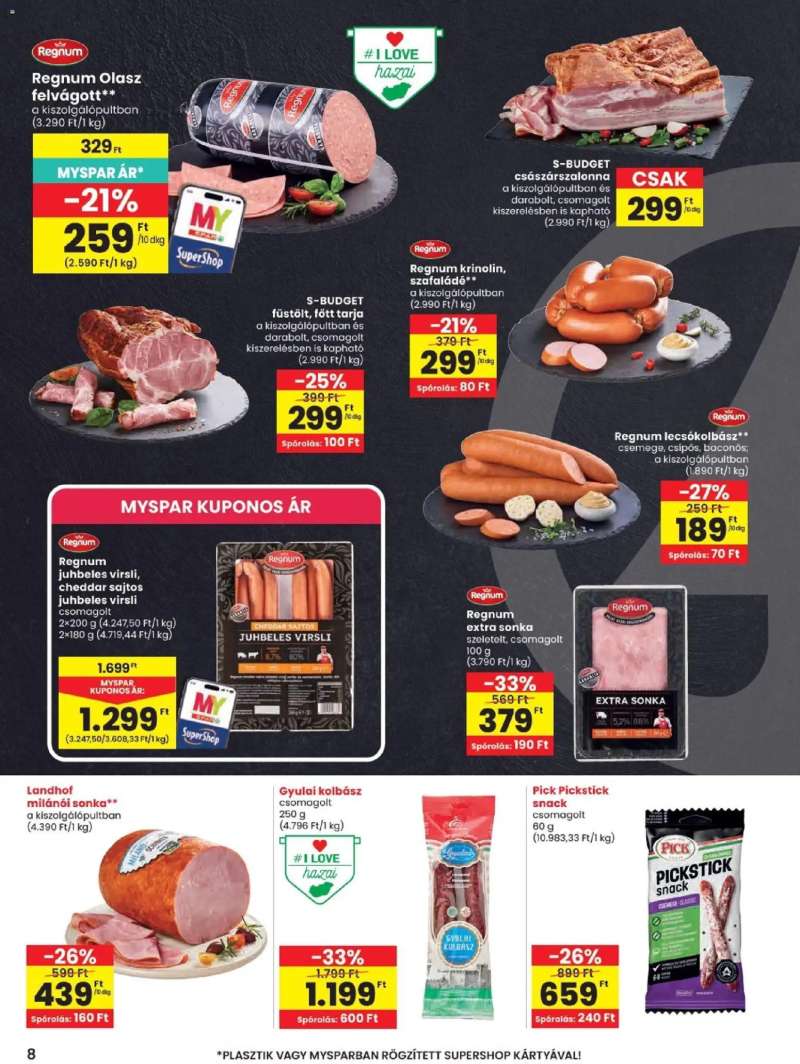 Spar Spar akciós újság 8 oldal