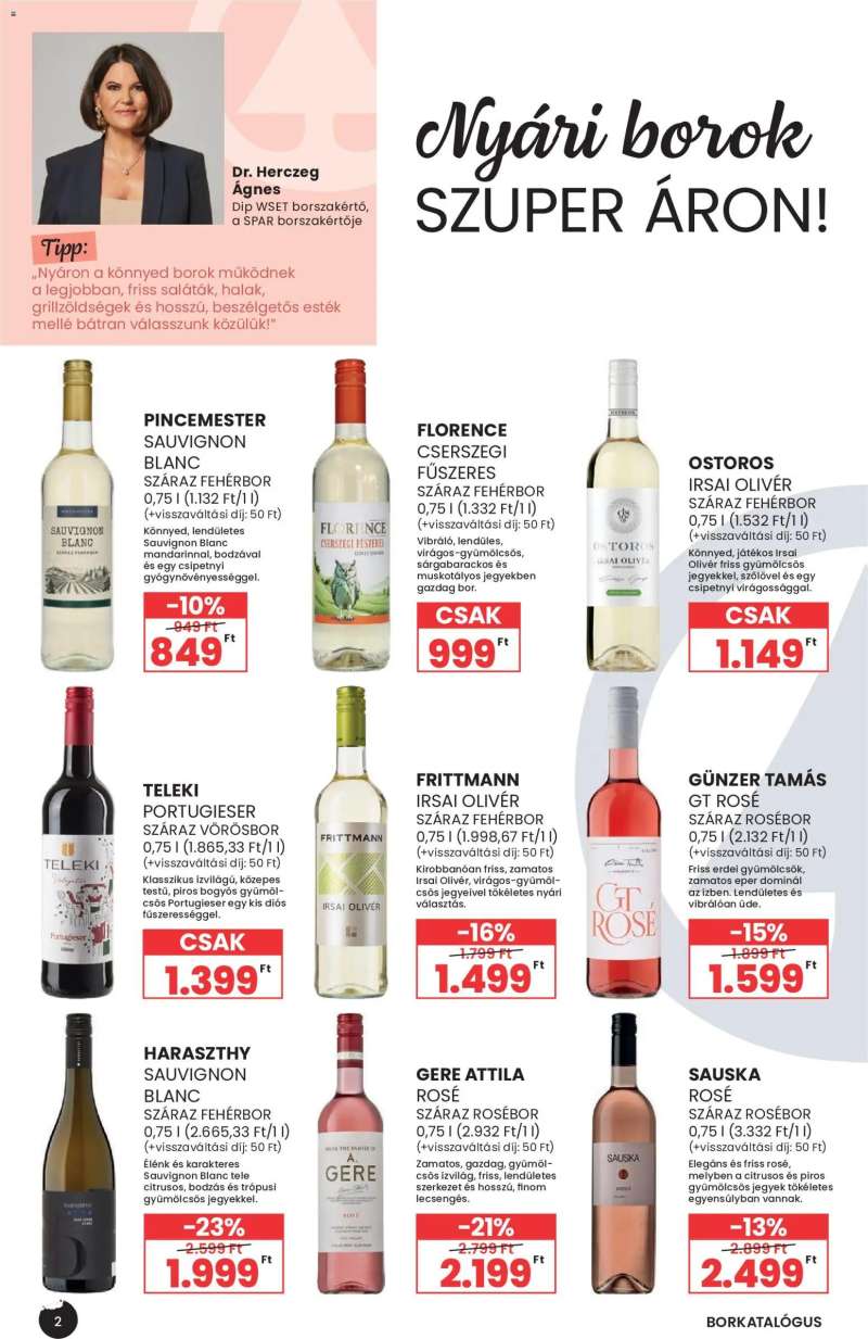 Spar Spar BOR nyár 2 oldal